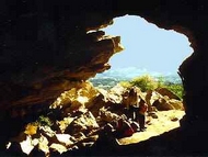 une grotte de Mandrin