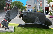 les ronds-points sculptures