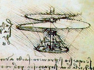 Lonard de Vinci, l'hlicoptre!