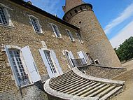 Chteau de Virieu, escalier d'honneur