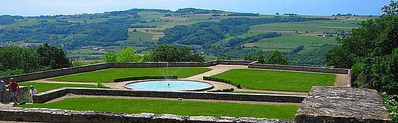 Chteau de Virieu, terrasse