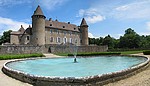 Chteau de Virieu, bassin de la terrasse