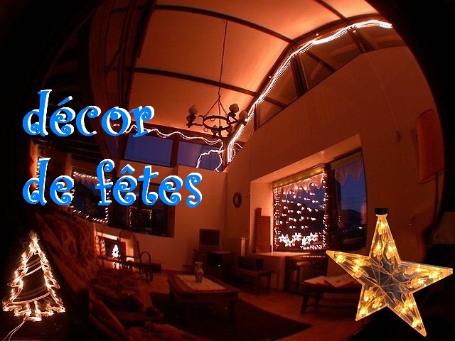 Dans la tristesse des jours gris d'hiver, un air de ftes flotte au gte, au village,  la ville...