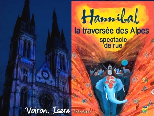 les lphants d'Hannibal pour traverser les Alpes et aller guerroyer contre les romains.