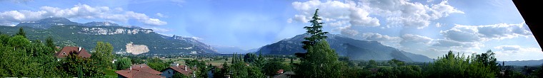 panorama valle Grenoble, Isre, France