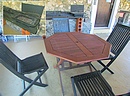 terrasse avec barbecue lectrique