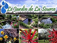 Jardin du Gte La Source, au pied des Alpes