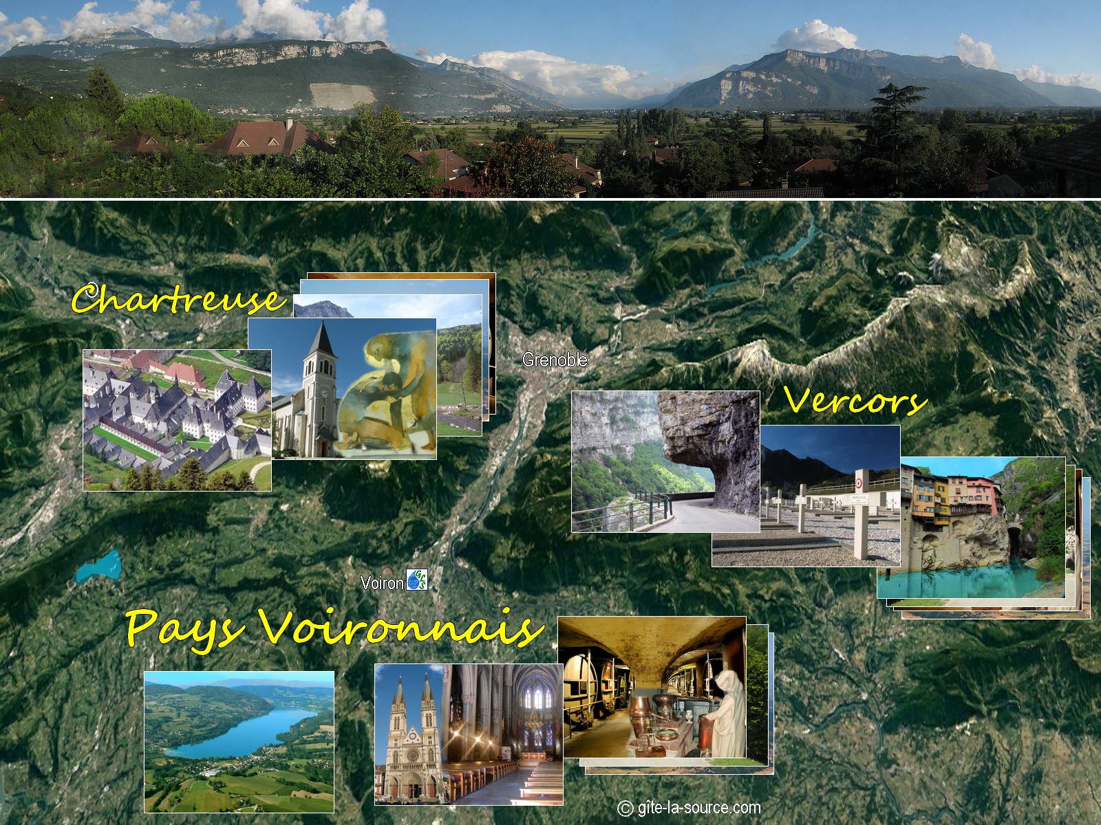 Pays Voironnais entre Chartreuse et Vercors