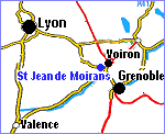carte is�re St Jean de Moirans