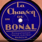 Disque La chanson de Bonal