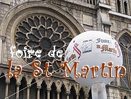Depuis 1356 ! Contre vents et mares, qu’il pleuve, gle ou vente, rien n’arrte le plerin de la St Martin.