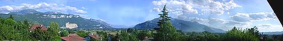 Valle de Grenoble depuis le Gite La Source